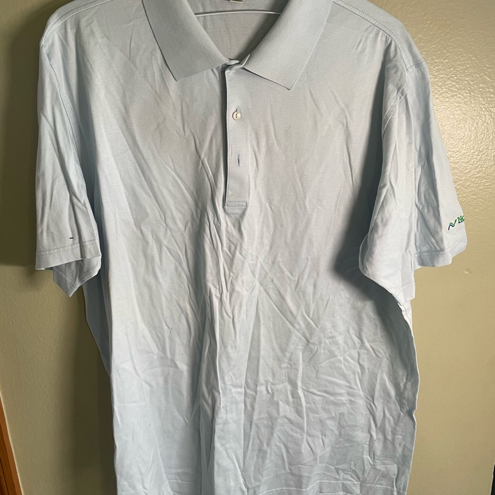 Peter Millar Light Blue Polo Shirt